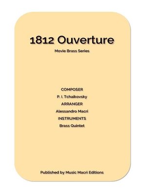 cover image of 1812 Ouverture Movie Brass Series